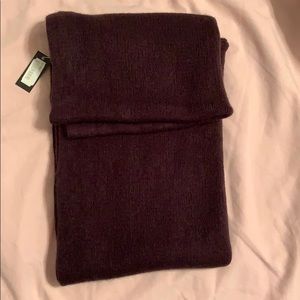 Brown infinity scarf